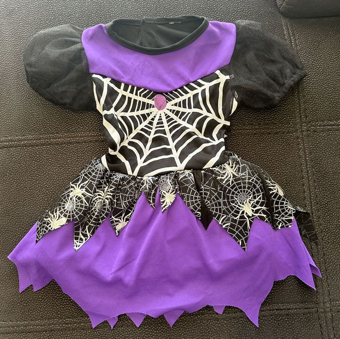 Vestido Bruxa 12M Novo