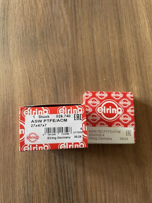 Сальники коленвала и распредвала