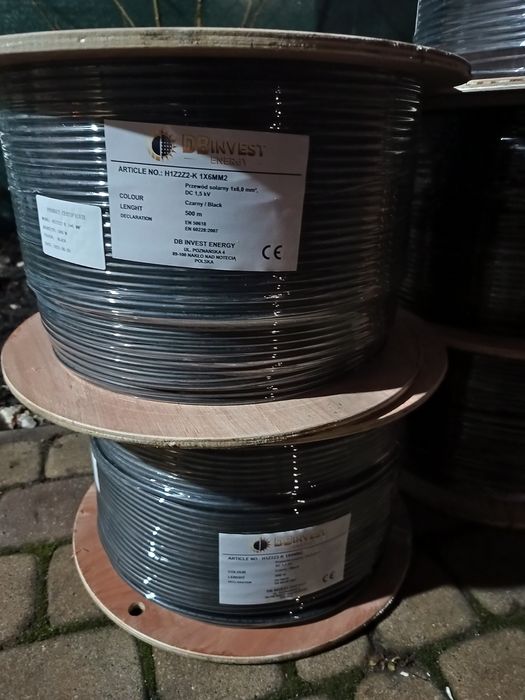 Кабель для сонячних панелей 6 мм