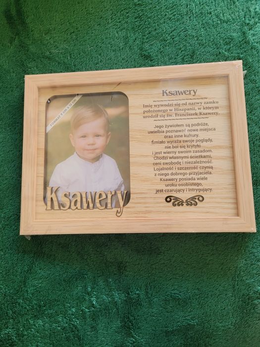 Ramka na zdjecia z imieniem Ksawery