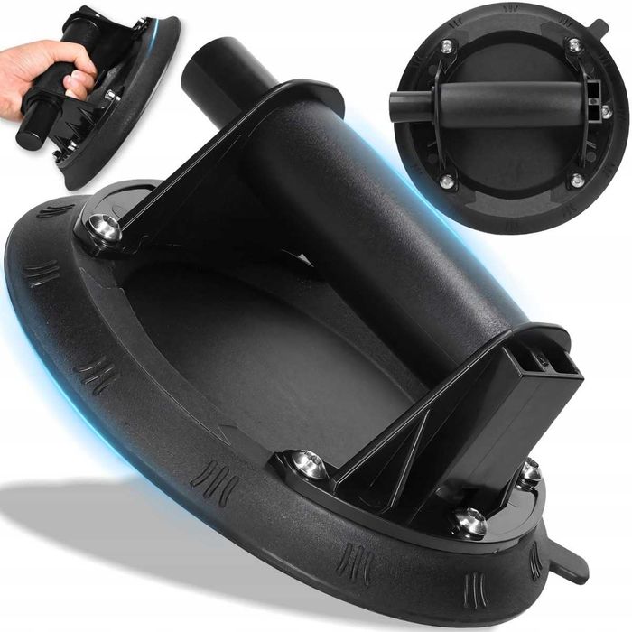 Uchwyt próżniowy 200 mm z pompką do przenoszenia płytek szyb