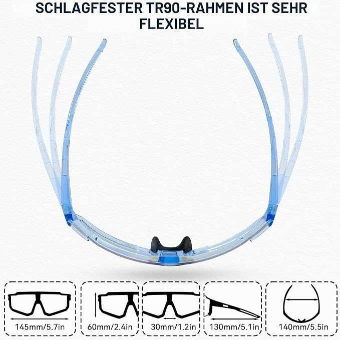 XSYKJGS Fotochromowe okulary sportowe
