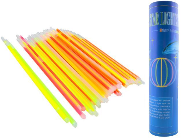 Świecące pałeczki opaski Światło chemiczne 100szt