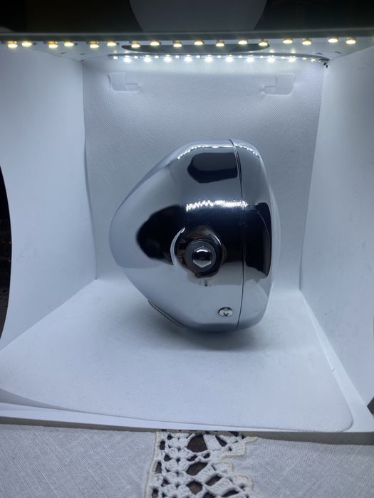 Farol led de moto cromado novo - 2 disponiveis