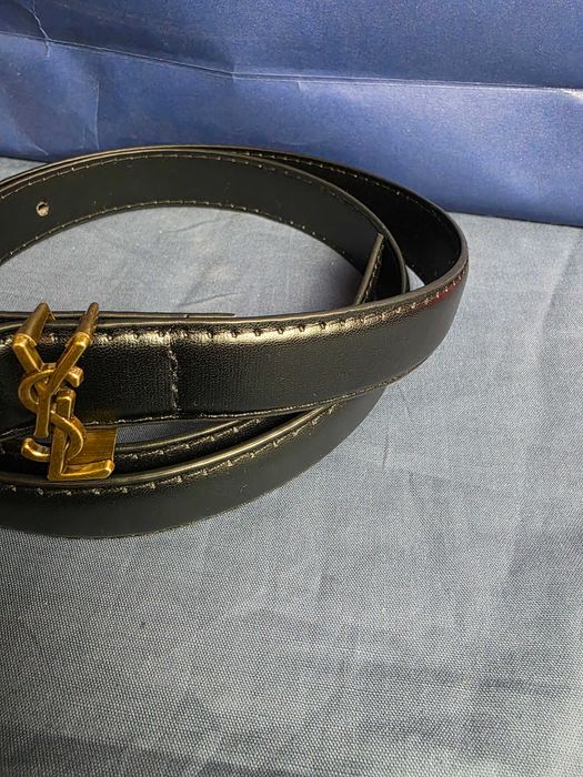 pasek damski klamra YSL cienki premium