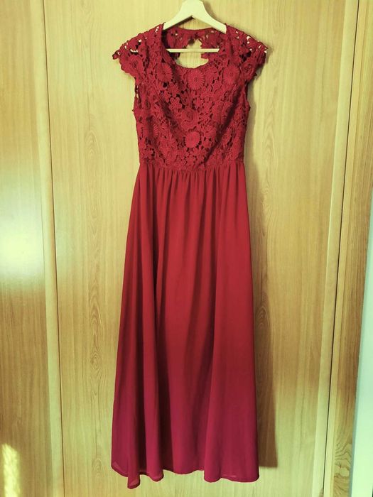 Vestido cerimónia Bordeaux