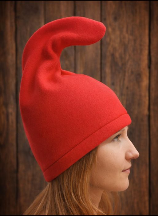 Czapka smerfa, skrzata, papa smerf