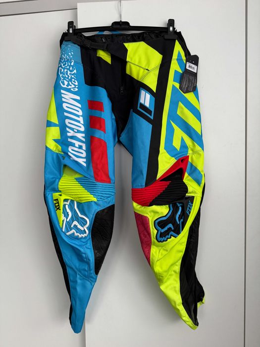 Spodnie FOX 360 Divizion MX(Blue Yellow) (cross,quad,enduo,mtb,dh)
