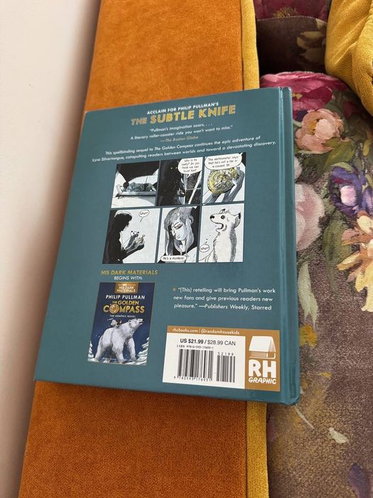 Книга Тверда палітурка англійською комікси: The Subtle Knife Автор: Philip Pullman графічний роман комікс Філіпа Пулмана