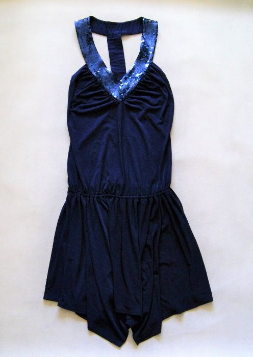 Lipsy sukienka cekiny odkryte plecy 36 S stan idealny