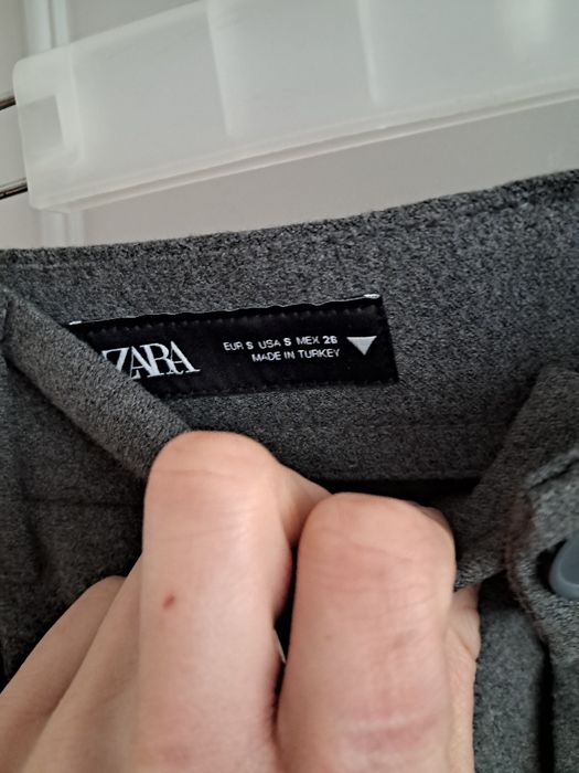 Zara spodnie szare