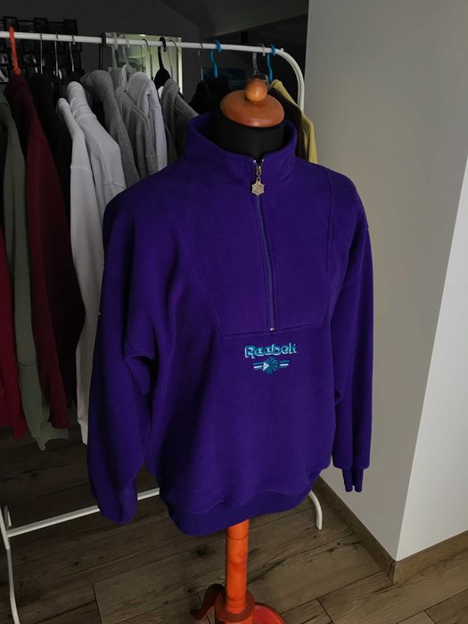 Bluza Reebok half zip 1990' rozm. M vintage