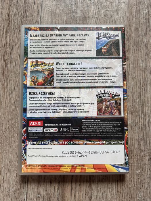 Gra Rollercoaster Tycoon 3 złota edycja