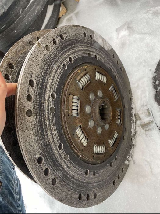 к-т сцепления корзина, диск ведомый, пром. плита ЯМЗ-236, 238