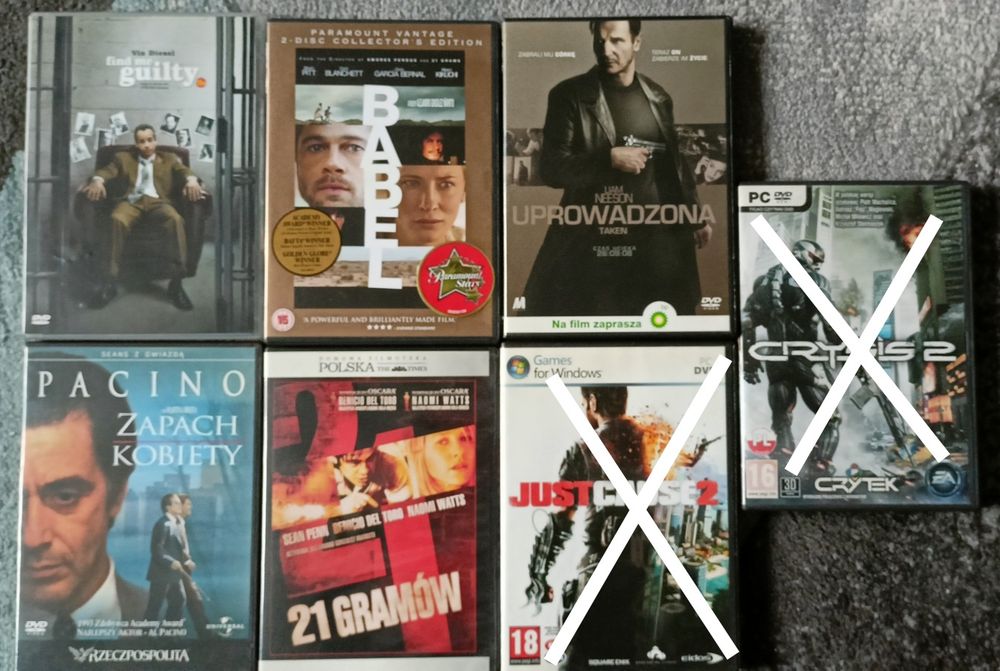 Zestaw 25 filmów DVD