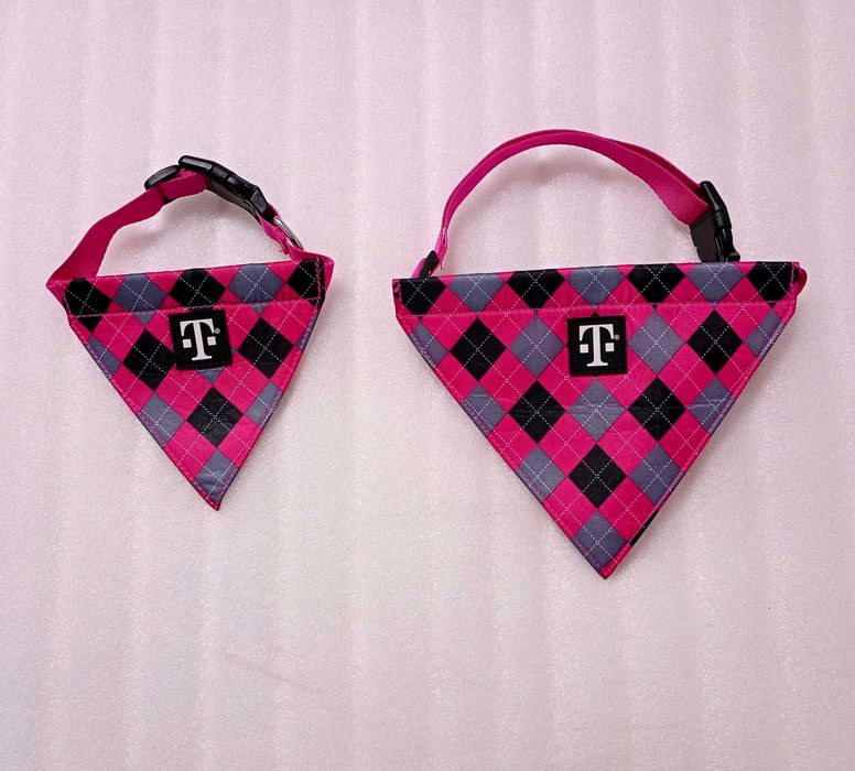 Собачі бандани з нашийниками T-Mobile і бандана Petco р.S/M (33-48 см)