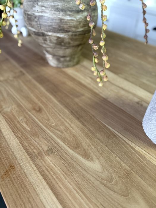 Świetny Stół biały prowansalski country drewniany tekowy prosty 180