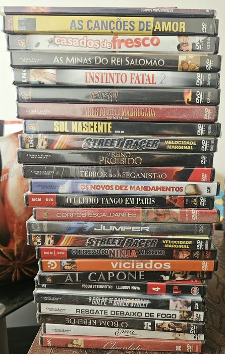 180 dvd's selados