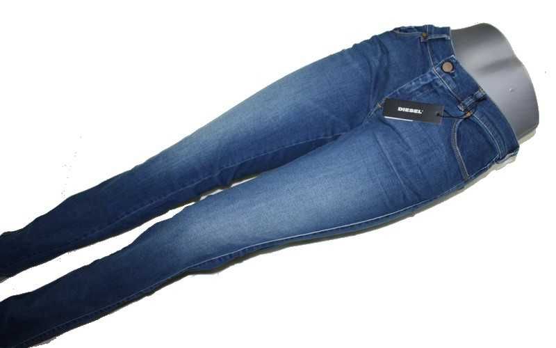 Damskie jeansy Diesel Sandy - Slim Straight 086AL nowe oryg. - W25/L34