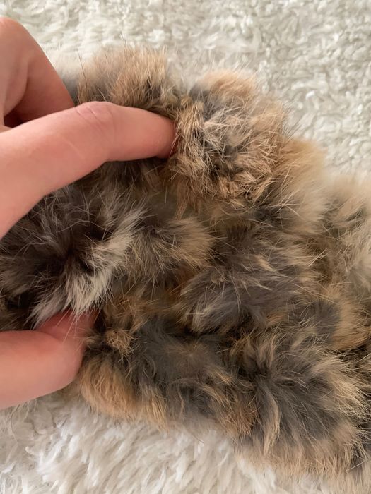 Szalik z królika vintage