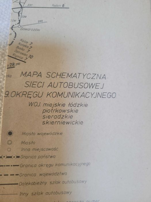 Stare mapy połaczeń autobusowych
