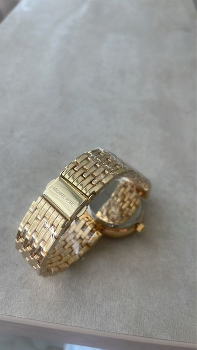 Piekny zegarek damski mk premium zloty