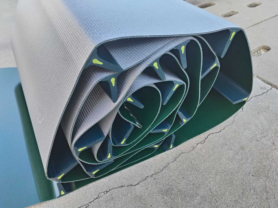 Taśma przenośnikowa transportowa pas gumowy podajnik taśmowy taśmociąg