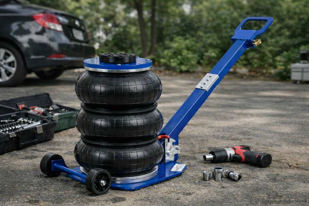 Домкрат пневматичний VEVOR домкрат подкатный для підйому авто