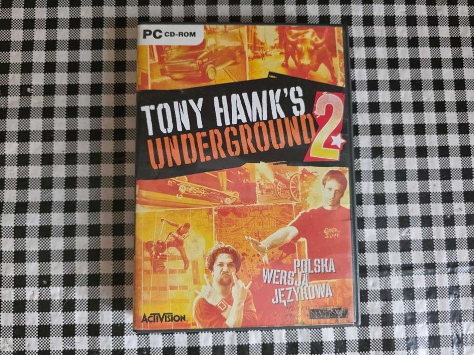 Tony Hawk's Underground 2 THUG2 PC PL BOX 3xCD Unikat!
