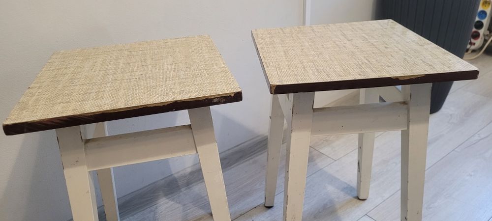 Taborety kuchenne PRL