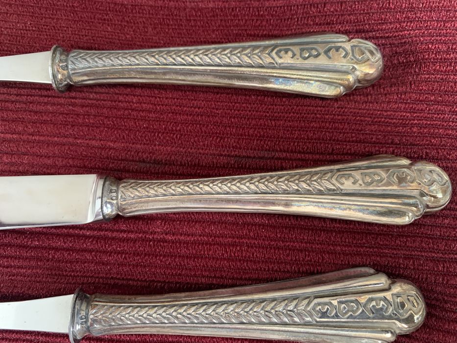 Talheres Bebé cabo em prata