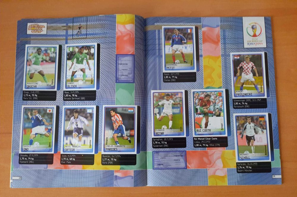 Caderneta Road to Mundial 2002 panini como Nova COMPLETA