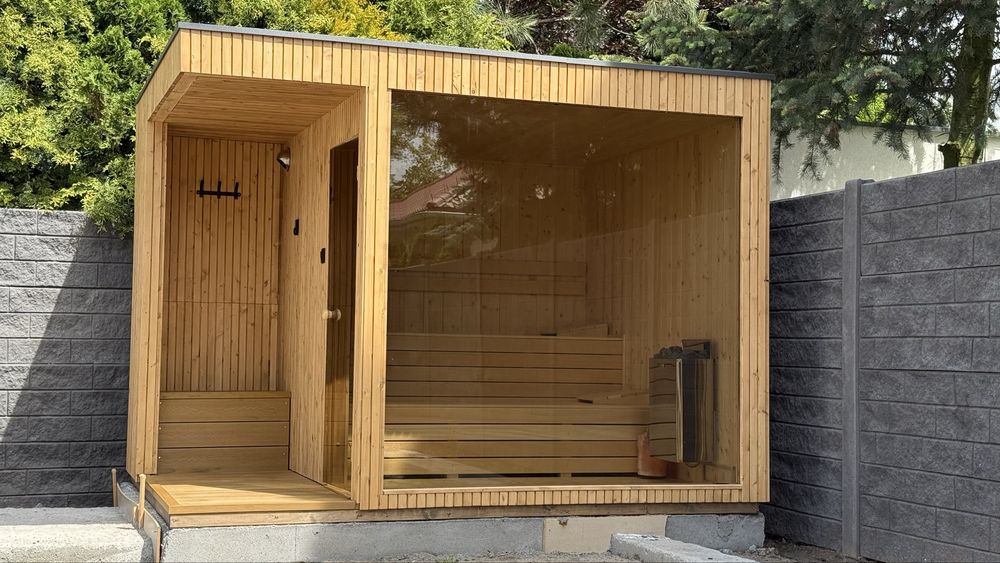 Sauna ogrodowa Fińska na wymiar z montażem