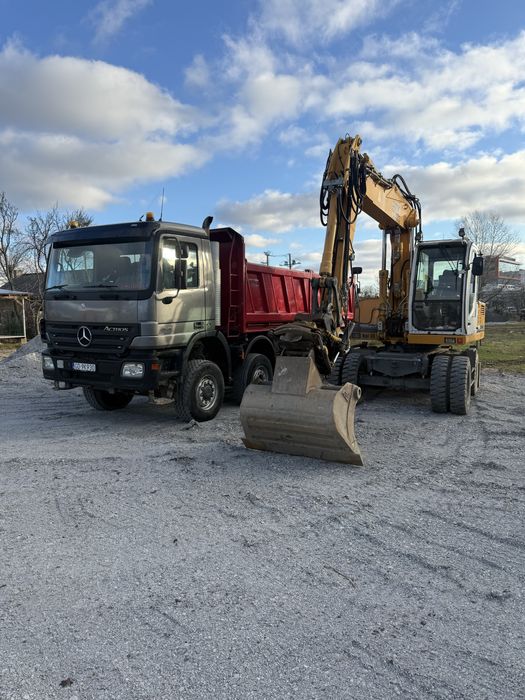 Usługi transportowe wywrotka, piasek,kruszywo, koparka kołowa.