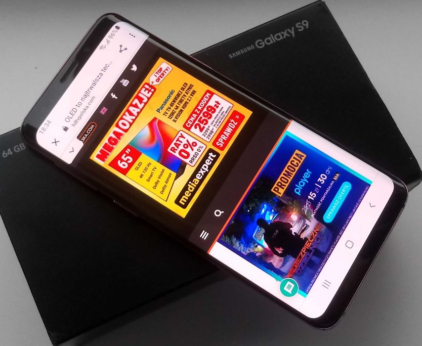 Samsung Galaxy S9 SM-G960F/DS (4GB / 64GB) stan BDB.