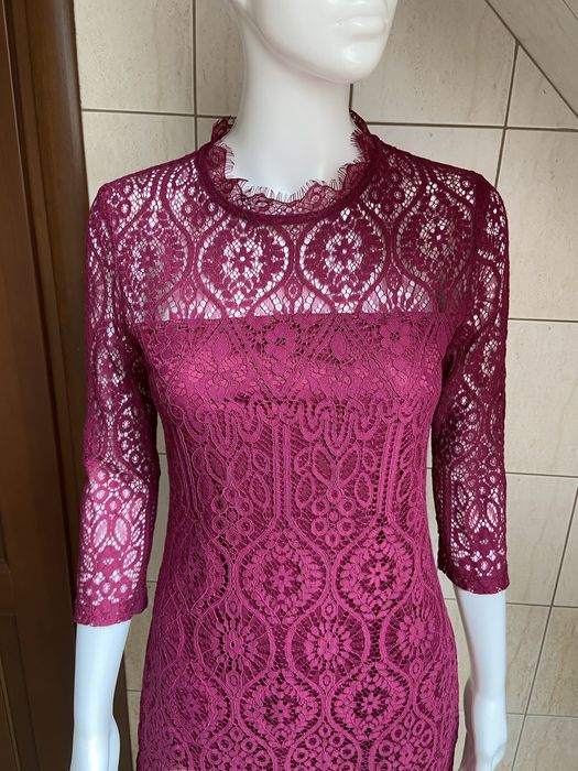 Suknia wizytowa koronkowa