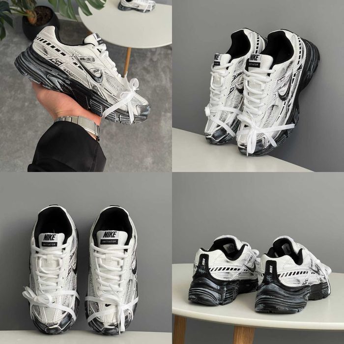 Кроссовки Nike Initiator White Black Custom 36-45 Новинка Весны! Топ