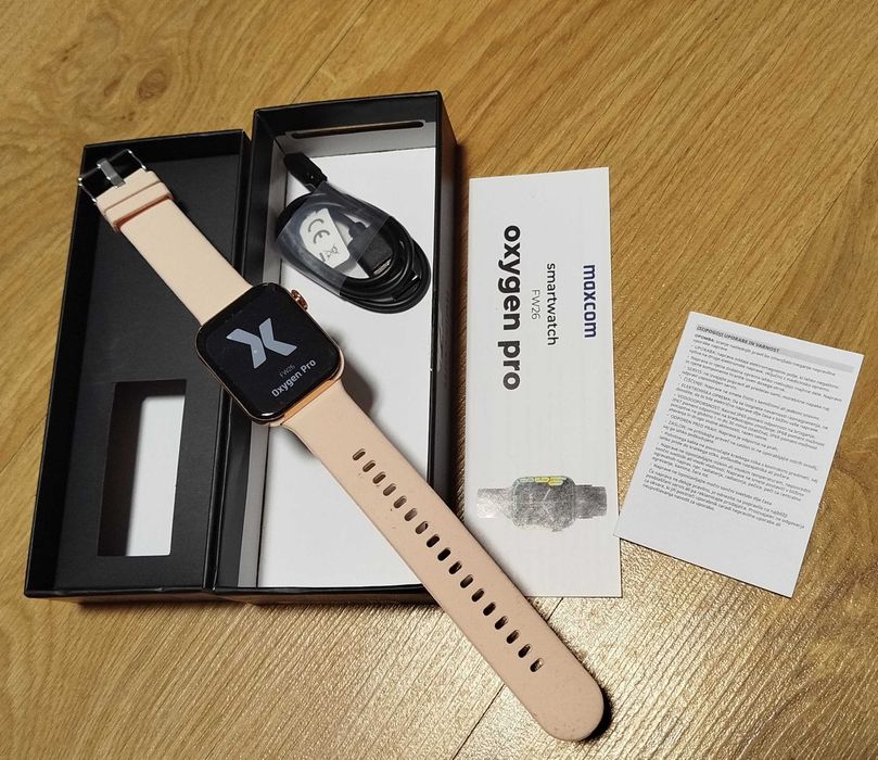 Smartwatch Maxcom FW26 Oxygen PRO | Różowy | Nowy