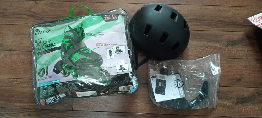 rolki 29-33 + kask jak nowe