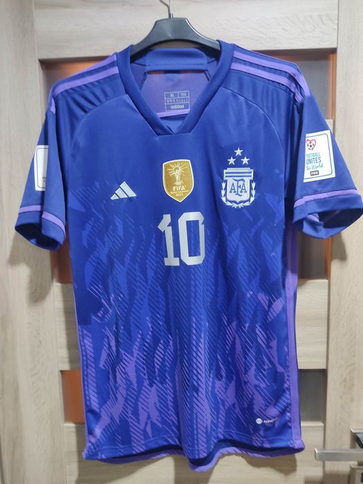 Koszulka Wyjazdowa Reprezentacji Argentyny Messi 10  S-XXL