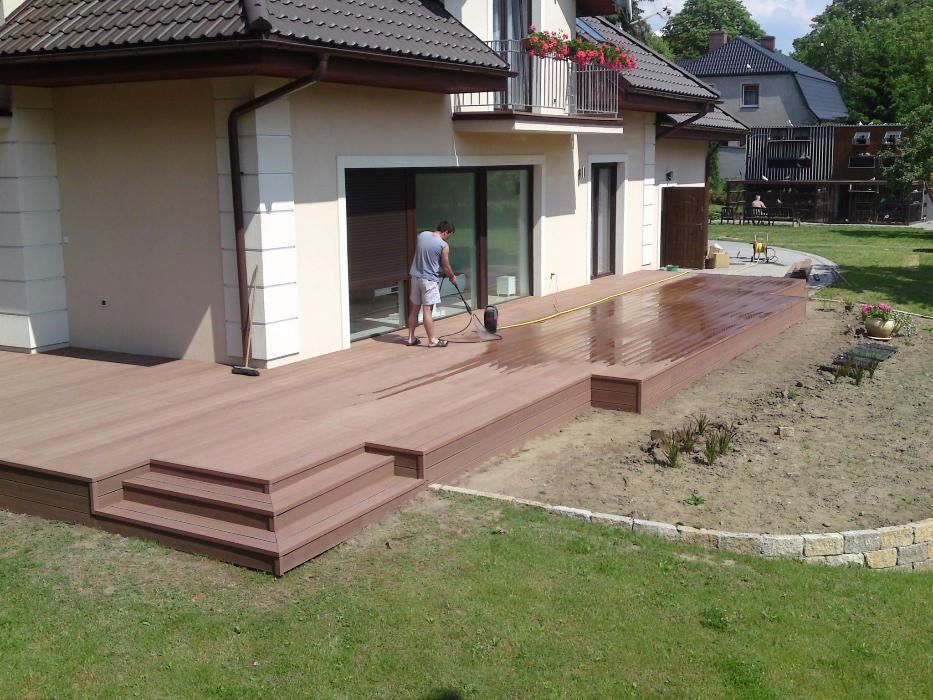 deski tarasowe kompozytowe wpc tarasy balkony donice