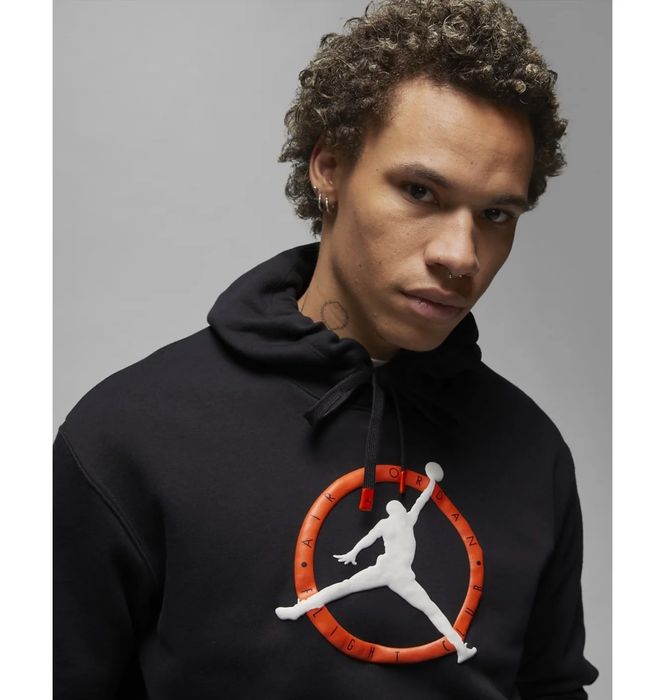 Оригінал! Худі Jordan Flight MVP Fleece Pullover (чорне) (S)