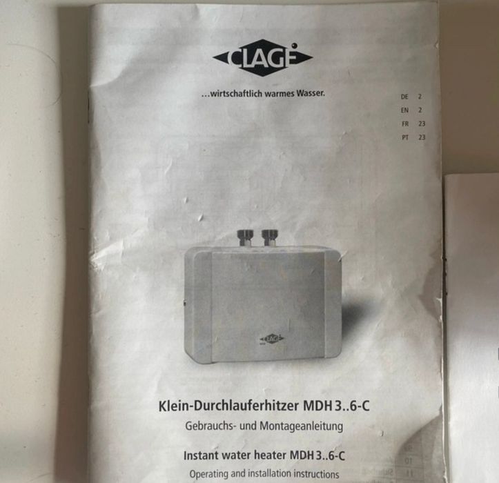 Aquecedor de água instantâneo