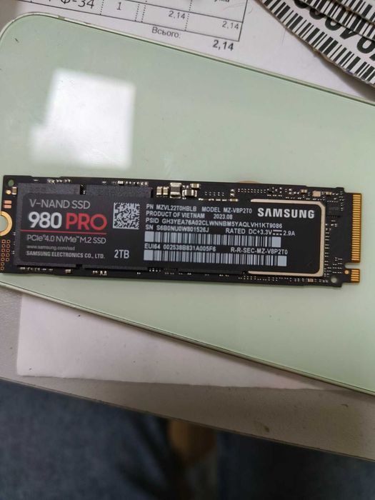Породам SSD 980 PRO 2TB