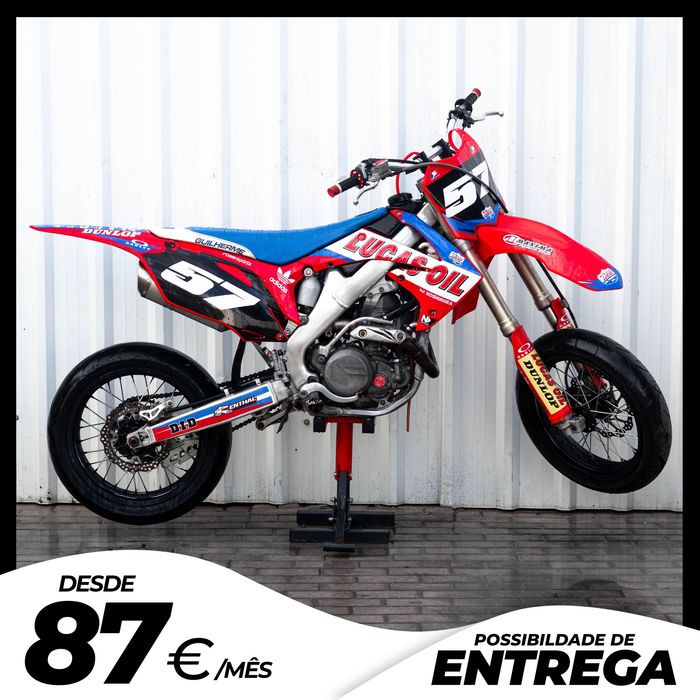 SUPERMOTARD HONDA CRF 450 LEOVINCE INJEÇÃO  até 87€/MÊS