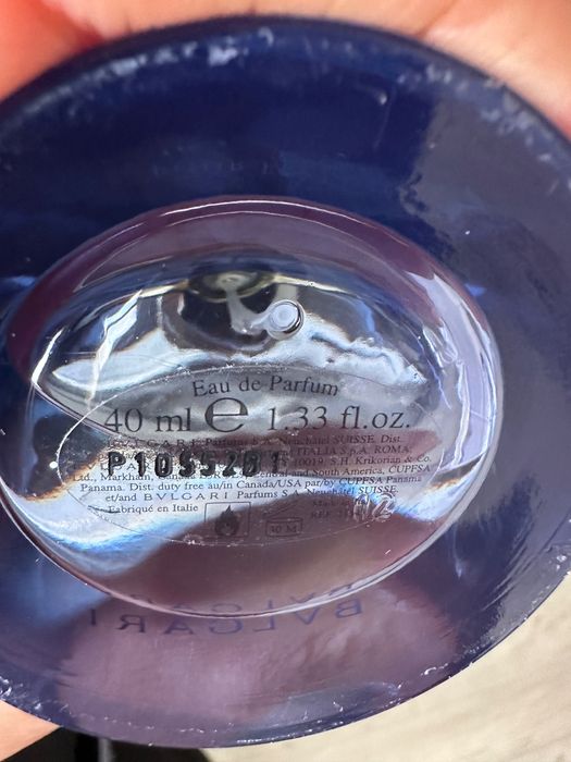 Eau de parfum Bvlgari Notte 40ml