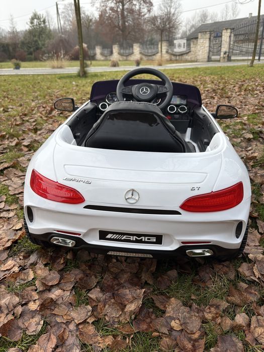 Auto na akumulator dla dzieci Mercedes GT 12V pilot EVA LED
