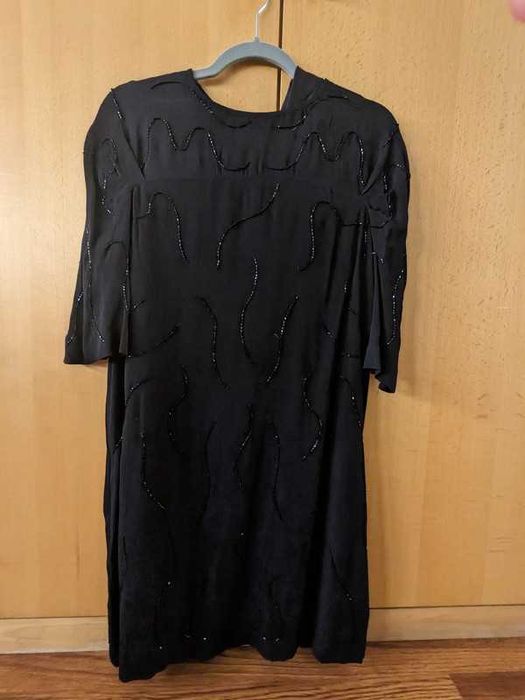 Vestido Midi com lantejoulas -  Mango (novo - sem etiqueta)