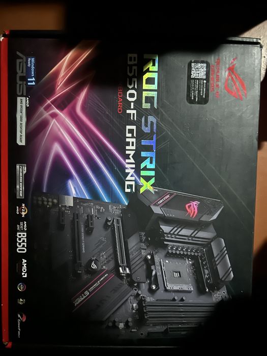 B550 -f gaming asus rog strix НЕ РАБОЧАЯ