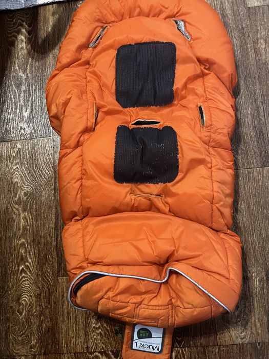 Великий  зимовий чохол конверт в санки коляску Mucki L